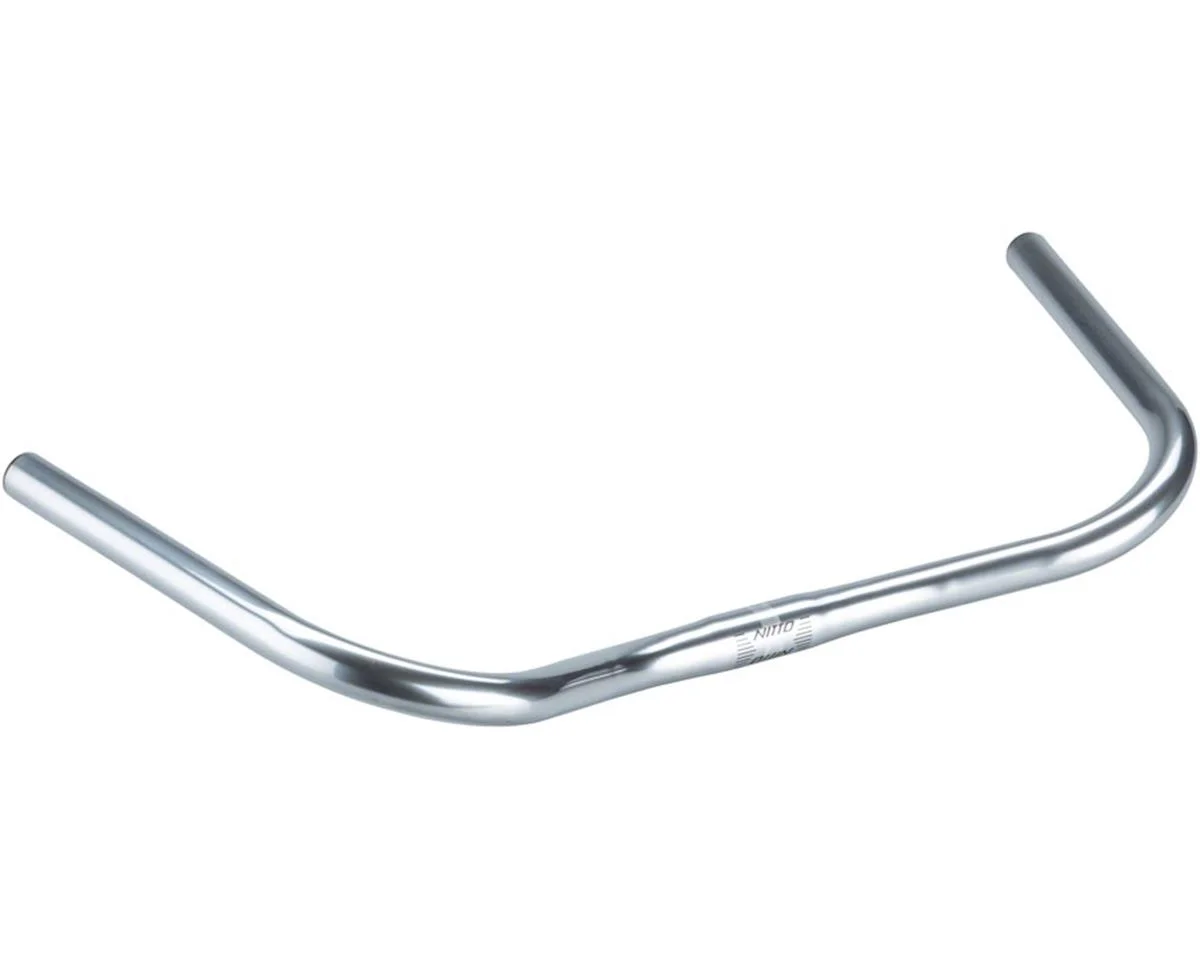 Nitto B352 North Road Handlebars (Silver) (25.4mm) (60mm Rise) (550mm) (60° Sweep)